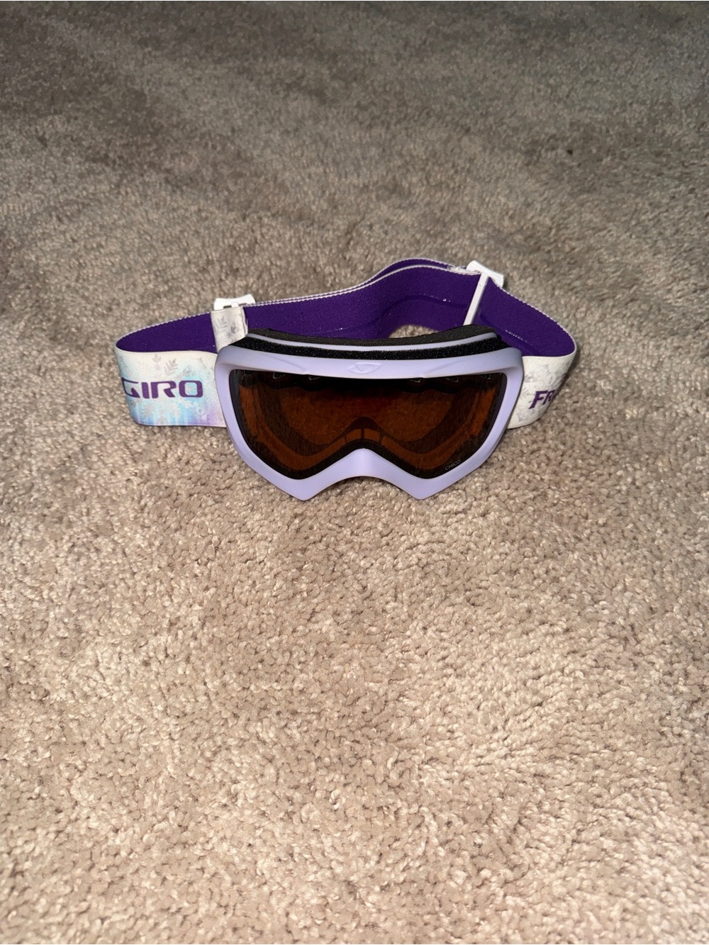 Giro Kids Purple and White Ski Goggles